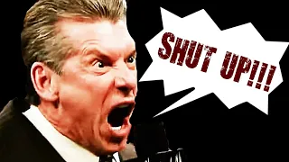 Vince McMahon SHUT UP!!! Compilation