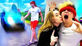 BLINDFOLDED By My GIRLFRIEND For 24 HOURS!! (Challenge)