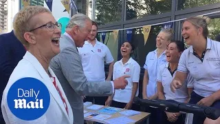 Prince Charles celebrates NHS' 70th birthday at Welsh hospital