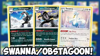 This Deck Is So Much Fun! Swanna/Obstagoon Deck! Champion's Path PTCGO