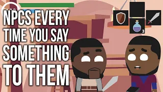 RDCworld1 Animated | NPCs Every Time You Say Something To Them