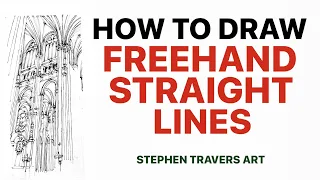 How to Draw Freehand Straight Lines - Easy Straight Lines Without A Ruler