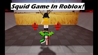 Roblox Squid Game Experience...