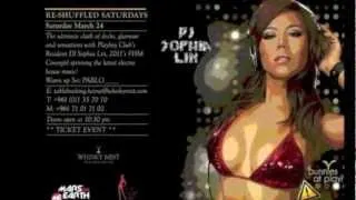 DJ SOPHIA LIN LIVE SATURDAY MARCH 24 ON RE-SHUFFLED SATURDAYS AT WHISKY MIST