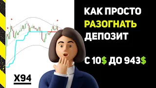 Легкий способ РАЗГОНАТЬ ДЕПОЗИТ с 10$ | Разгон депозита с 10$ до 1000$