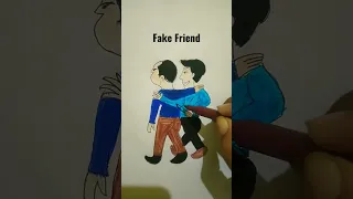 Beware of fake friend #shorts #satisfying #youtubeshorts #art