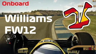 Jerez with Williams FW12  Onboard