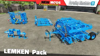 FS22 | LEMKEN Pack - Farming Simulator 22 New Mods Review 2K60
