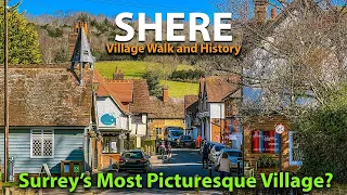 Красивая деревня в Суррей-Хиллз - SHERE Village - Прогулка по деревне и история