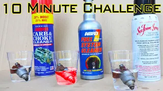 FUEL INJECTOR CLEANING Challenge With Carb cleaner/Fuel system cleaner ABRO/Seafoam ALIMECH