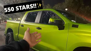 Custom Headliner Stars On My 2021 Silverado