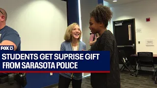 Students surprised by Sarasota Police Department