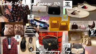 Chanel 24S Spring-Summer/ LV SS24/Gucci// Luxury Shopping Vlog in London Harrods