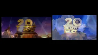 20th Century Fox synchs to DreamWorks Animation 2004 and 2010 Fanfare Mashup!