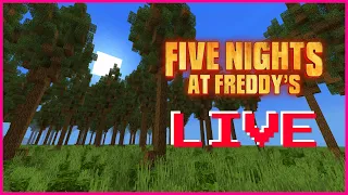 FNAF MOVIE | Remaking Fazbears Forest in The Map | Minecraft with Viewers 🍕☕