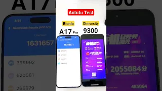 Dimensity 9300 vs Bionic A17Pro Antutu Test 🔥🔥🔥