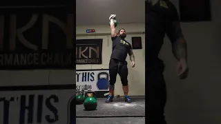 24kg 10 minute Kettlebell Snatch at 104kg for TCKB  Video#1 Joe Daniels 10 minute kettlebell snatch