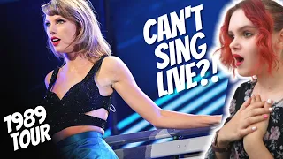 Can Taylor Swift ACTUALLY sing?! (Reaction) - 1989 World Tour Vocals