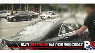 Man Destroys His New Mercedes S63 AMG After It Shuts Off Repeatedly