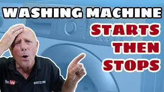 Washing machine starts then stops or turns off