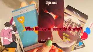 Who likes you secretly and why? 💞 Hindi tarot card reading | Love tarot card reader