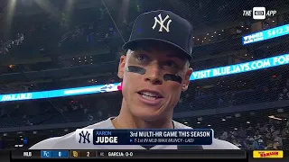 Aaron Judge homers twice in win over Blue Jays