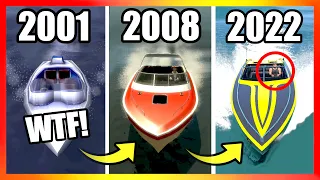 Evolution of BOATS LOGIC in GTA Games (2001-2022)