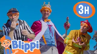 Blippi's Search for His Halloween Costume - Learn About Professions | Learning for Kids