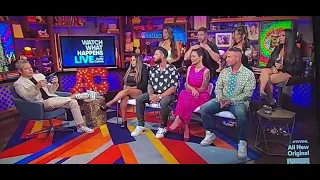 Pauly D answering Nikki questions on WWHL