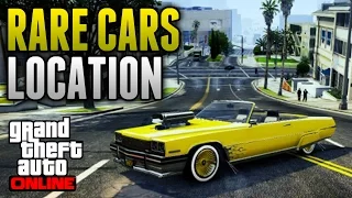 GTA 5 Online - Rare Cars Location Online! - Several Rare Cars All In One Location!
