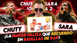 ¡LA MAYOR PALIZA QUE RECUERDO EN BATALLAS DE RAP! | CHUTY VS SARA SOCAS FMS ESPAÑA J2