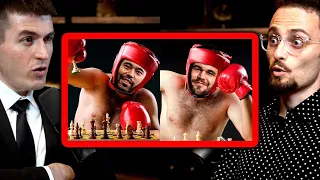 Chess boxing: Magnus Carlsen vs Hikaru Nakamura | GothamChess and Lex Fridman