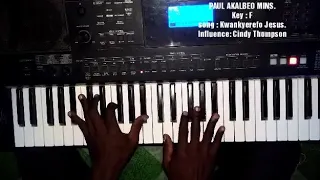 Cindy Thompson Kwankyerefo Jesus piano chords