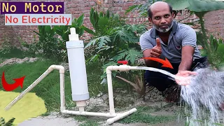 How To Make Free Energy Water Pump, Without Electricity, Non Stop water pump