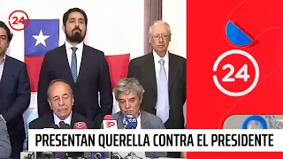 Comisión chilena de DD.HH y actores presentan querella criminal en contra del Presidente Piñera