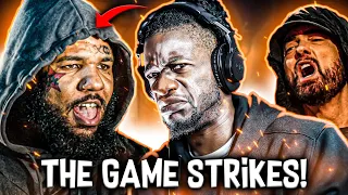 THE GAME VS EMINEM HAS BEGUN! | The Game - The Black Slim Shady (REACTION)