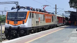 || Urinal Fitted 37296 CNB WAP-7 With 15632 Guwahati-Barmer Express || #indianrailways