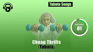 TABATA SONGS - "Cheap Thrills (Tabata)" w/ Tabata Timer