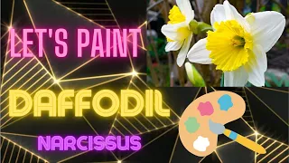 Daffodil One stroke painting tutorial