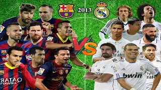 2013 Real Madrid 🆚 2013 Barcelona  🔥 ULTIMATE VS 🔥(Messi,Ronaldo,İniesta,Pepe,Marcelo)