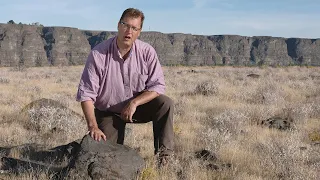 Giant Current Ripples - Nick On The Rocks