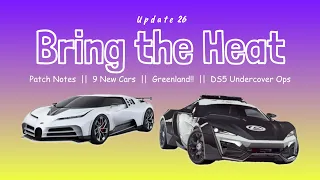 Bring the Heat | Update 26 | 9 New Cars | DS5 | Greenland