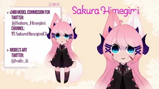 [Live2D Vtuber Showcase] Sakura Himegimi Chibi