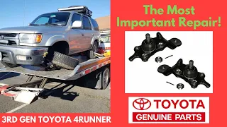 Most Important Repair - How To Replace Lower Ball Joint For Your 4Runner / Tacoma / Tundra / Sequoia