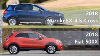 2018 Suzuki SX-4 S-Cross vs 2018 Fiat 500X (technical comparison)