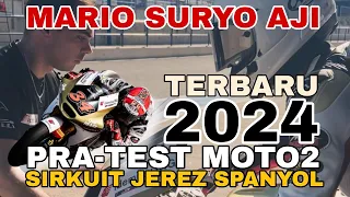 Pra-Test Moto2 Jerez Spanyol 2024 | Mario Aji Bersama Honda Team Asia Kembali Latihan Bersama