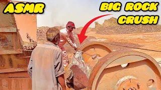 ☠️🔨"The Rock Crusher's Biggests challenge Yet:Giant Boulders 🧨