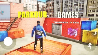 Top 10 Best Parkour Games For Android | New Parkour Games For Android(Offline/Online)