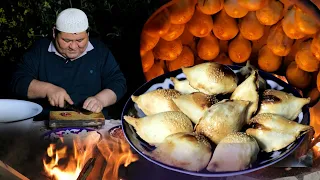 Mini tandirda Somsa | Tandir SomSa | Ajoyib usulda CАМСА | Необычная самса | Тандир Самсы   |