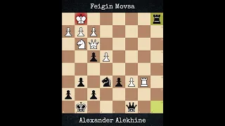 Feigin Movsa vs Alexander Alekhine | Hastings, England (1936)